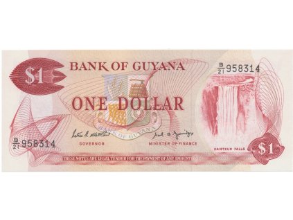 30144 30144 guyana 1 dollar 1992 p 21g