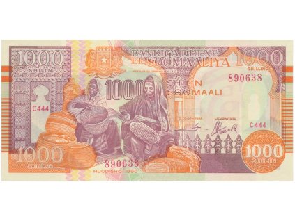 30258 30258 somalsko 1000 shilin 1990 p 37a