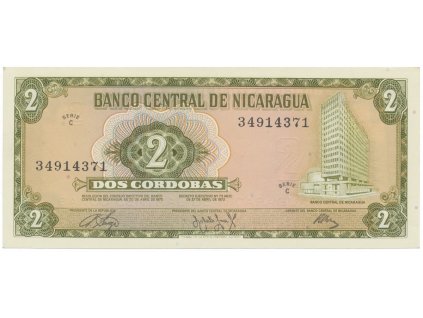 30351 30351 nikaragua 2 cordobas 1972 p 121a
