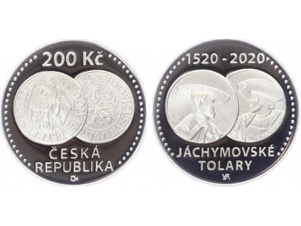 30450 30450 30450 200 kc 2020 zahajeni razby jachymovskych tolaru proof