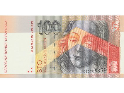 30489 100 koruna 1 9 1993 serie d hej sk9a1