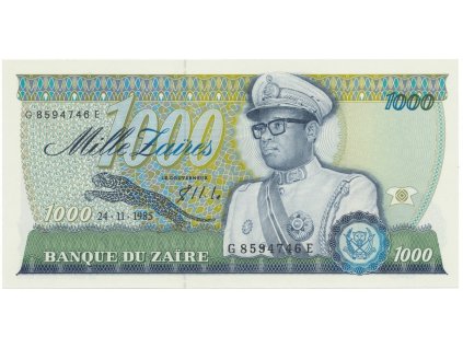 Zaire, 1000 Zaires 1985, P.31a