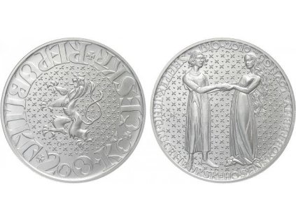 200 Kč 2010 - Jan Lucemburský a Eliška Přemyslovna