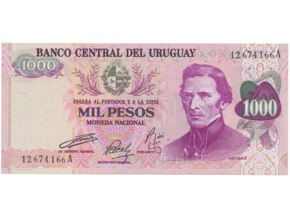 30840 30840 uruguay 1000 pesos 1974 p 52