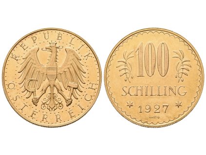 Rakousko, 100 Schilling 1927
