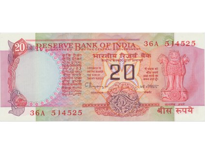 31452 31452 31452 indie 20 rupees 1992 1997 p 82