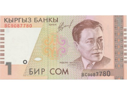 Kyrgyzstán, 1 Som 1999, P.15