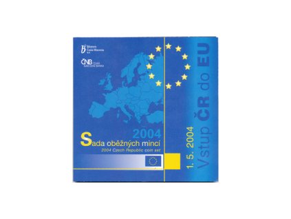 3204 3204 3204 rocnikova sada minci 2004 vstup do evropske unie