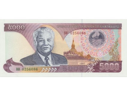 32055 32055 laos 5000 kip 1997 p 34a