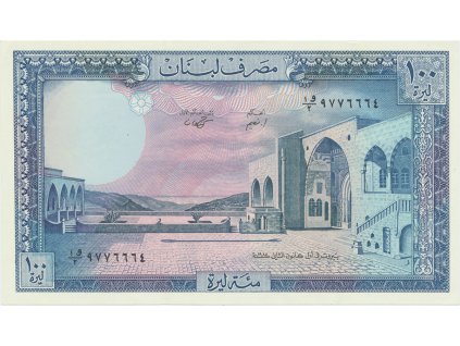 Libanon, 100 Livres 1988, P.66d
