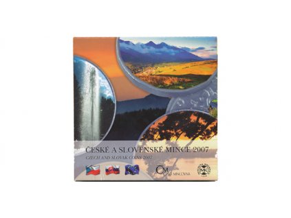 Ročníková sada mincí 2007 - České a slovenské mince
