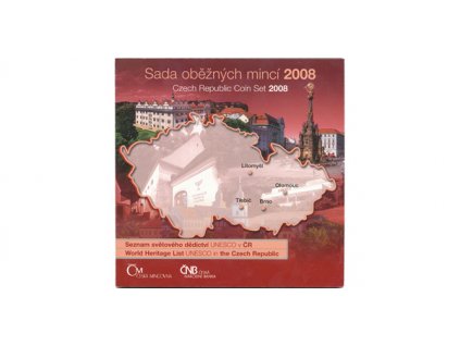 3225 3225 rocnikova sada minci 2008 seznam svetoveho dedictvi unesco v cr