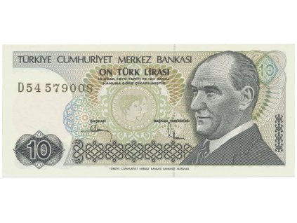 Turecko, 10 Lira (1979), P.193