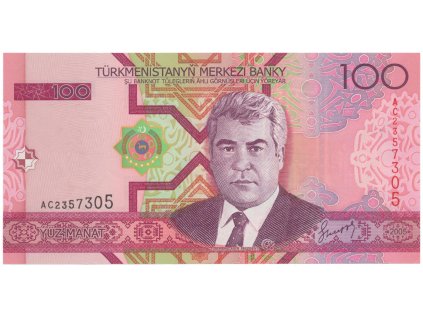 32928 turkmenistan 100 manat 2005 p 18