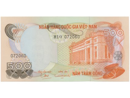 Jižní Vietnam, 500 Dong (1970), P.28a