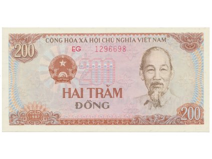 33093 33093 33093 vietnam 200 dong 1987 p 100b