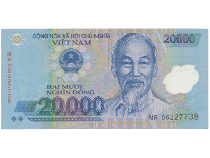 33120 33120 vietnam 20 000 dong 2006 p 120a plastova