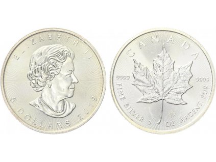 Kanada, 5 Dollars 2019 - Maple Leaf