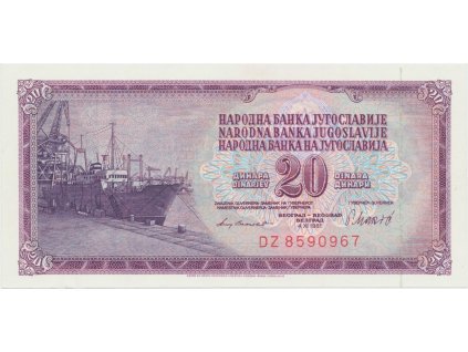 34026 34026 jugoslavie 20 dinara 1981 p 88b