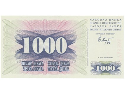34323 34323 bosna a hercegovina 1000 dinara 1992 p 15a