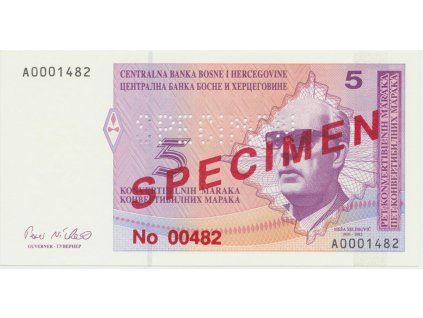 34347 bosna a hercegovina 5 konvert marka 1998 anulat specimen p 61s