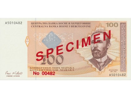34374 bosna a hercegovina 100 konvert marka 1998 anulat specimen p 70s
