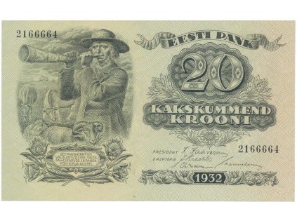 34593 34593 estonsko 20 krooni 1932 p 64