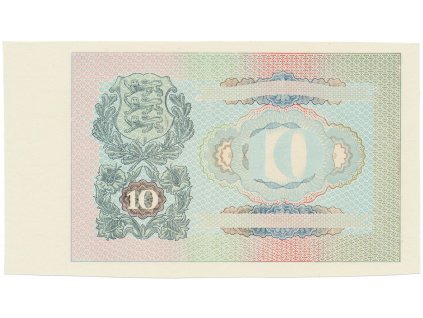 Estonsko, 10 Krooni 1940, nedokončený tisk - proof, P.68p