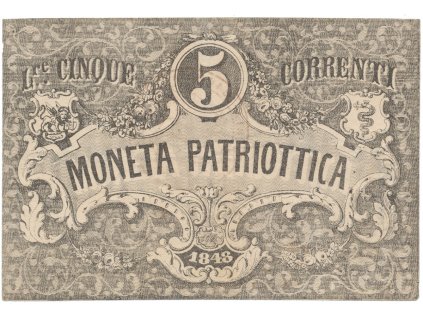 34977 34977 34977 italie venezia 5 lire 1848 p s188