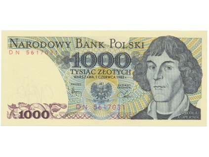 Polsko, 1000 Zlotych 1982, P.146c
