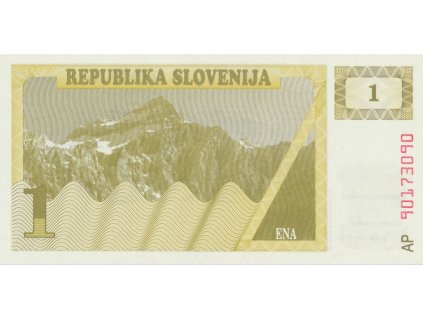 Slovinsko, 1 (Tolar) 1990, P.1