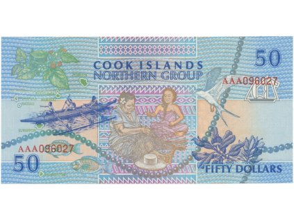 37071 cookovy ostrovy 50 dollars 1992 p 10