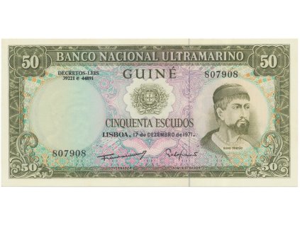 Portugalská Guinea, 50 Escudos 1971, P.44