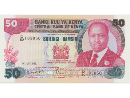 37944 37944 37944 kena 50 shilingi 1985 p 22b