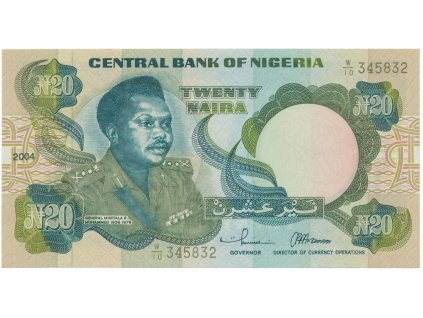 Nigérie, 20 Naira 2004, P.26h