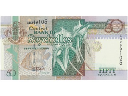 Seychely, 50 Rupees (1998), P.38