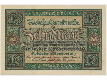 38211 38211 nemecko 10 mark 1920 7 mistny cislovac ro 63a