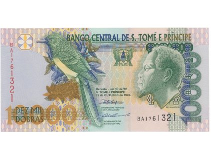 38217 svaty tomas a princuv ostrov 10 000 dobras 1996 2 ochranna vlakna p 66b