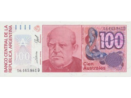 38508 38508 argentina 100 australes 1985 1990 p 327c