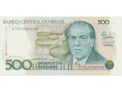 Brazílie, 500 Cruzados (1988), P.212d