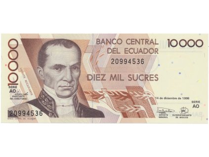 38874 ekvador 10 000 sucres 1998 p 127c