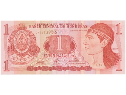 Honduras, 1 Lempira 1996~1998, P.79