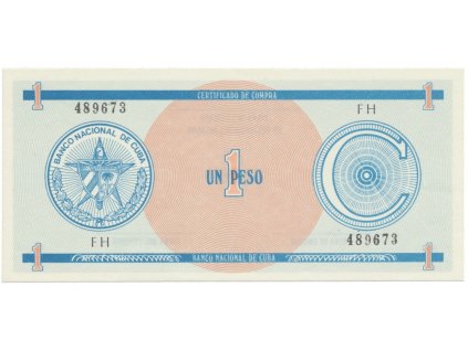 39177 kuba 1 peso b d serie c 1 vydani p fx11