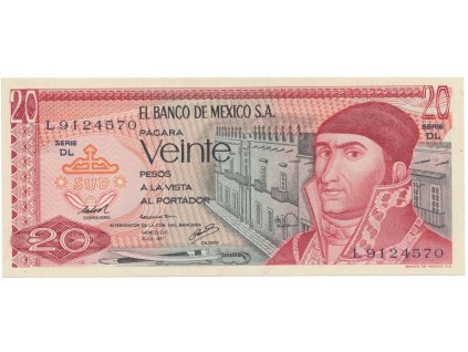 39222 39222 39222 mexiko 20 pesos 1973 1977 p 64b d