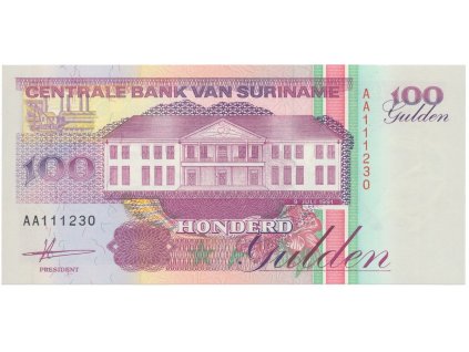 Surinam, 100 Gulden 1991, P.139a