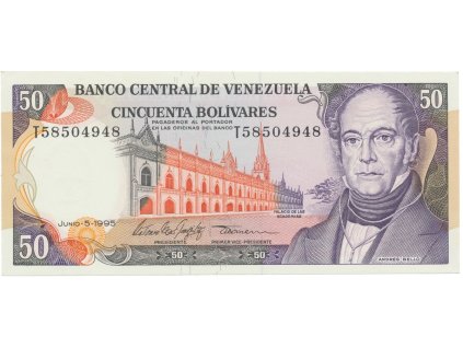 Venezuela, 50 Bolivares 1995, P.65e