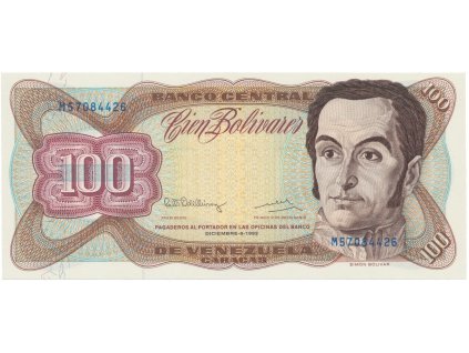 40446 venezuela 100 bolivares 1992 p 66e