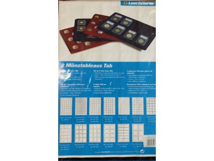 40557 40557 40557 40557 plato na mince leuchtturm a4 2 ks 31 x 31 mm