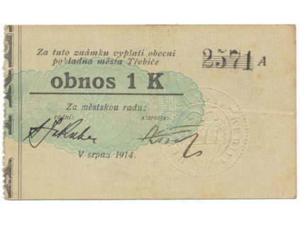 40614 40614 trebic mesto 1 k srpen 1914 silnejsi k bez cis hh 223 5 6a2