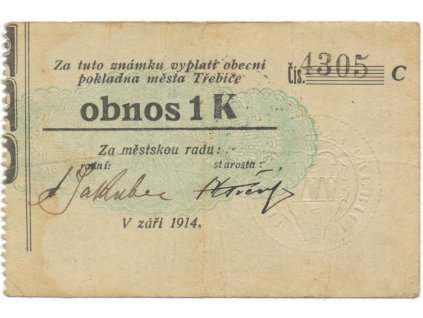 40770 40770 trebic mesto 1 k zari 1914 slabsi k hh 223 5 10j2